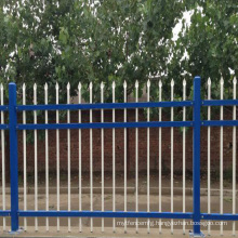 horizontal aluminum fence angled top fence